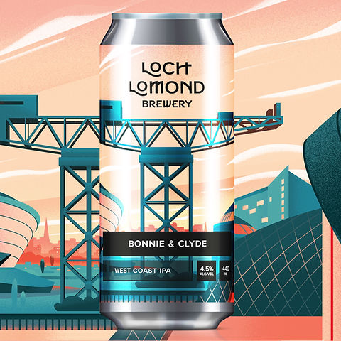 Loch Lomond Bonnie & Clyde West coast ipa – 4,5%